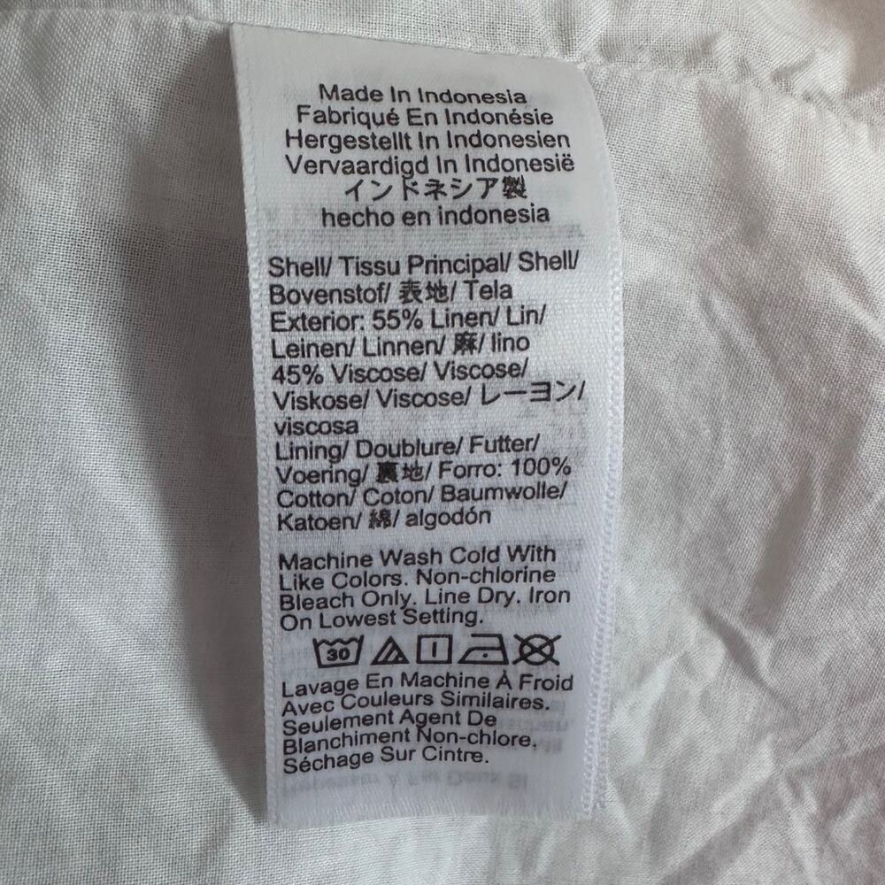 J. Crew Factory Squareneck Linen-blend Vest Top, Size 12 - Picture 5 of 8